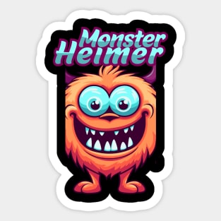 a slice of monsters Sticker